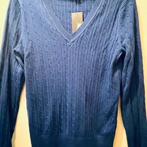 Tommy Hilfiger women’s bright Blue Sweater size XL